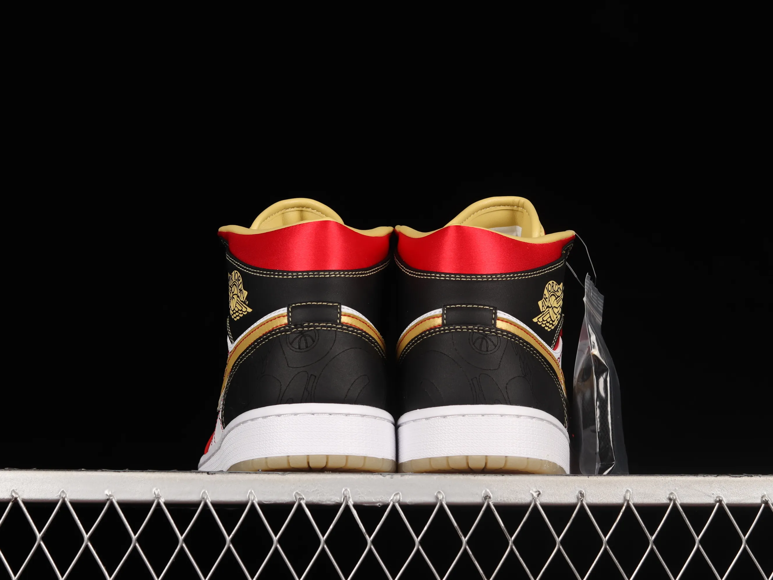 All Categories Air Jordan Jordan Series Basketball Shoes Air Jordan 1 Mid Air Jordan 1 Mid "XQ" AJ1 Joe 1 Festive Zhongbang Basketball Shoes DV0576-176